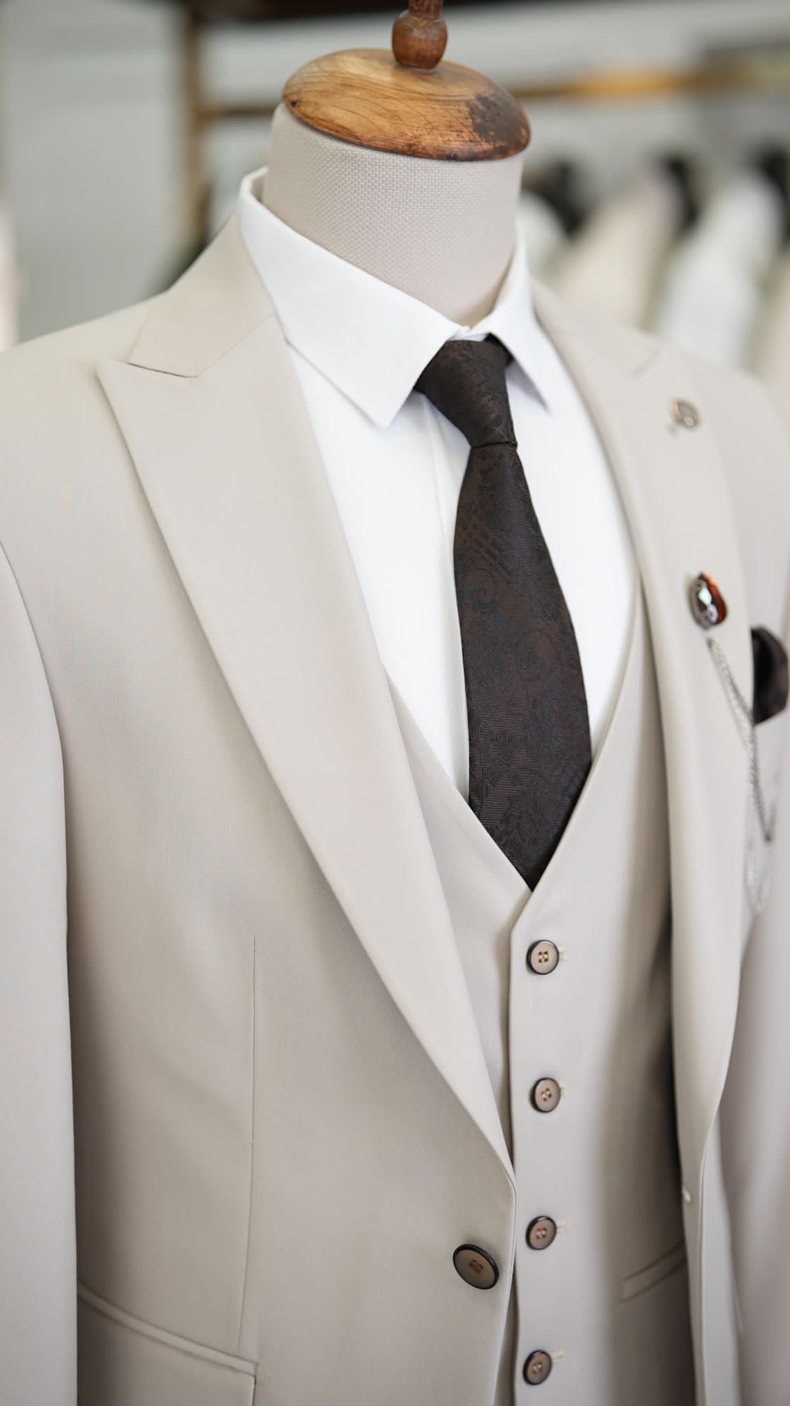 Windsor Light Brown Suit | Brown suits, Mens fashion suits, Mens suits